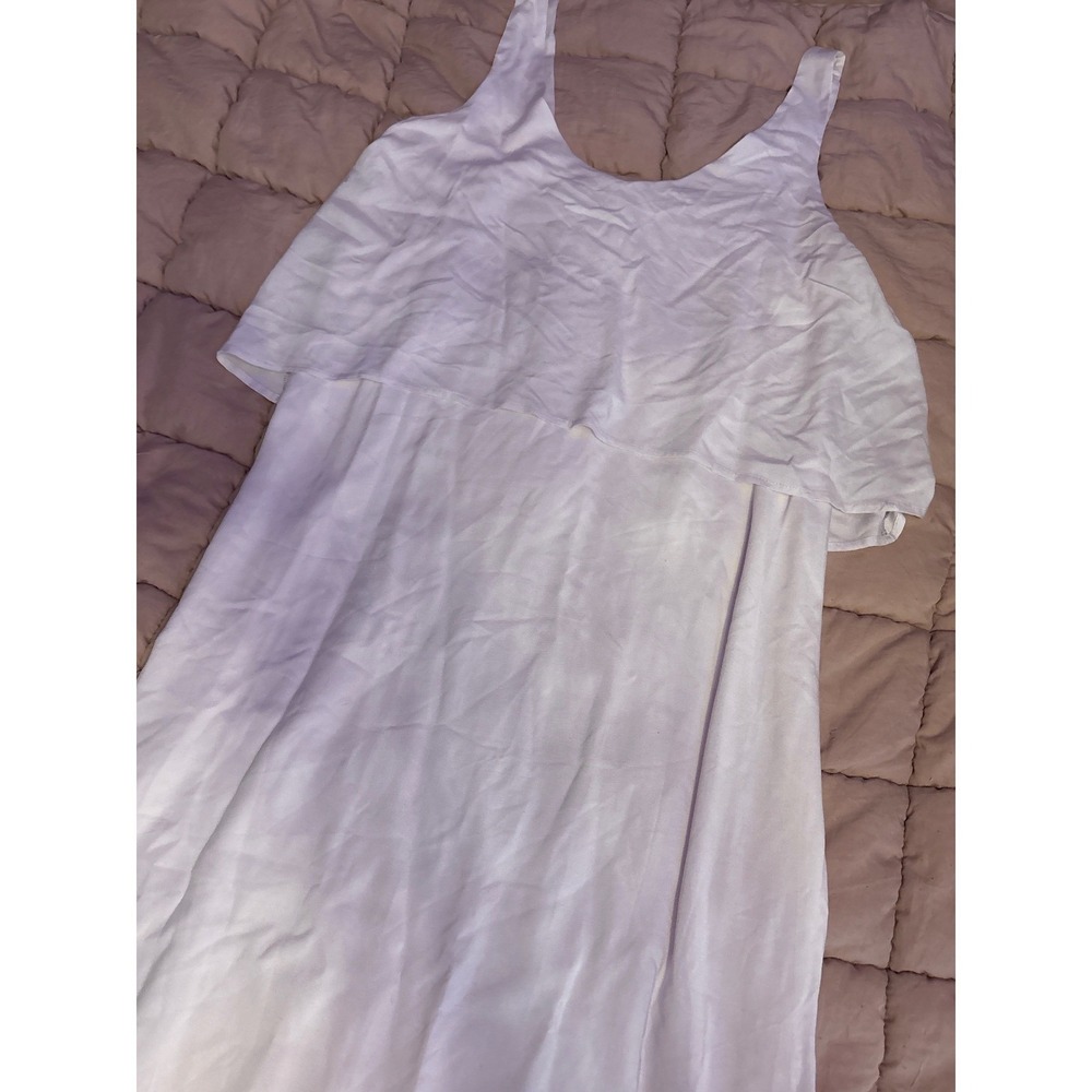 Splendid Womens Lavender Maxi Dress Cold Shoulder Flowy Boho Size Large - Picture 2 of 9